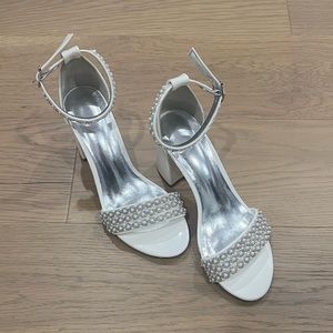 White Pearl Heels